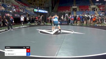 200 lbs 5th Place - Caroline Hattala, Pennsylvania vs Mackenna Atkinson, Pennsylvania