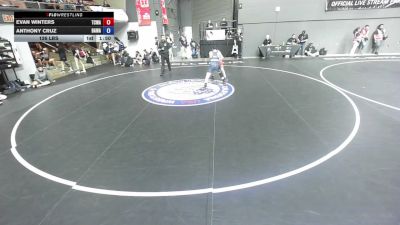 126 lbs Evan Winters, TCWA - Tri-Counties Wrestling Association vs Anthony Cruz, BAWA-Bay Area Wrestling Association