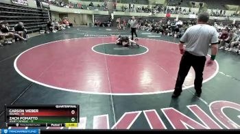 195 lbs Quarterfinals (8 Team) - Carson Weber, Holmen vs Zach Pomatto, Joliet Catholic