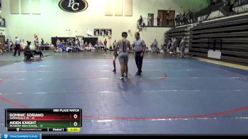 182 lbs Placement Matches (8 Team) - Dominic Soriano, Gardendale Hs vs Aiden Knight, McAdory High School