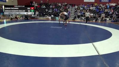 165 lbs Quarterfinal - Jordan Roberts-Mallek, NWCA - Life vs Fabian Facundo, Southeastern