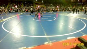 58 lbs Round Of 32 - Calhoun Tannery, Roundtree Wrestling Academy vs Alexander Martinez (Ratliff), Triumph Wrestling Club