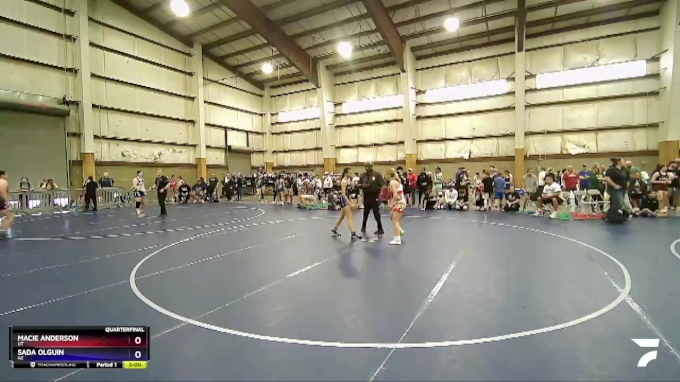 100 lbs Quarterfinal - Macie Anderson, UT vs Sada Olguin, AZ