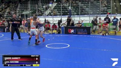 108 lbs Quarterfinal - Hawke Garrett, WI vs Luca Giacobbi, PA