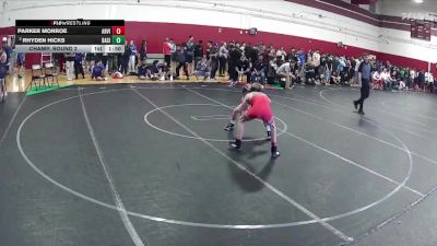 106 lbs Champ. Round 2 - Rhyden Hicks, Basic vs Parker Monroe, Arbor View
