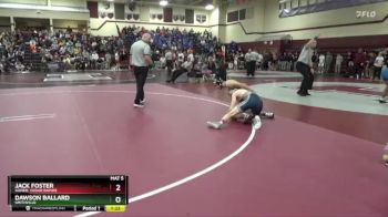 126 lbs Cons. Round 2 - Jack Foster, Xavier, Cedar Rapids vs Dawson Ballard, Smithville