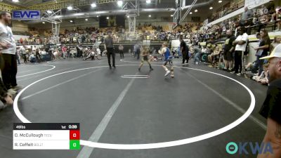 49 lbs Round Of 16 - Ocean McCullough, Tecumseh Youth Wrestling vs River Coffelt, Bridge Creek Youth Wrestling