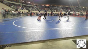 88 lbs Consi Of 16 #1 - Hudson Smith, Salina Wrestling Club vs Xylin Pennington, Henryetta Knights Wrestling Club
