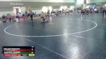 120 lbs Round 1 (16 Team) - William Mcewuen, Rootstown Raiders vs Garrison Weisner, Oregon Clay Wrestling