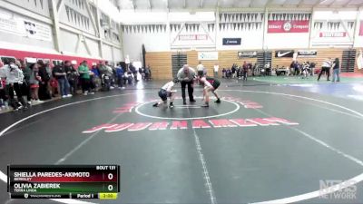 115 (117) Champ. Round 1 - Shiella Paredes-Akimoto, Berkeley vs Olivia Zabierek, Terra Linda