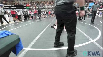 110-120 lbs Rr Rnd 5 - Sawyer Ward, Red Ryder Wrestling Club vs Jeremy Lakes Jr, Midwest City Bombers Youth Wrestling Club
