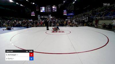 126 lbs Cons 32 #2 - Cooper Schlaegel, OH vs Jayce Curry, IA