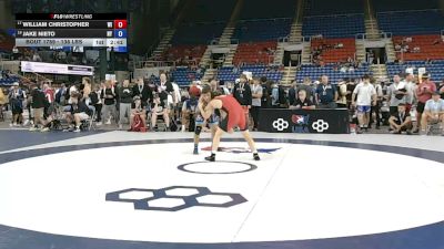 138 lbs Cons. Rd Of 32 - William Christopher, Wisconsin vs Jake Nieto, New York
