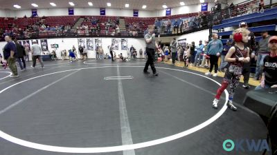 43 lbs Rr Rnd 2 - Boomer Clinkenbeard, Comanche Takedown Club vs Zander Salazar, Lions Wrestling Academy