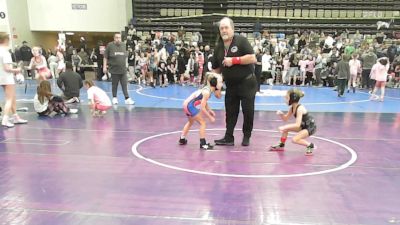 50 kg Rr Rnd 2 - Laykin Arnott, NewWhale Teel - Girls vs Madison Dragon, ICWL Lady Bruisers