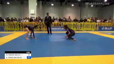 MONA MAREE BAILEY vs ANA CAROLINA DA SILVA 2022 American National IBJJF Jiu-Jitsu Championship