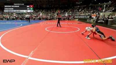 49 lbs Round Of 16 - Brooks Suchman, Moen Wrestling Academy vs Cole Hahn, Backyard Brawlers