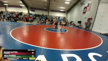106 lbs Cons. Round 1 - Rico Ramirez, Lingle-Ft. Laramie/Southeast vs Blaine Sletten, Spearfish