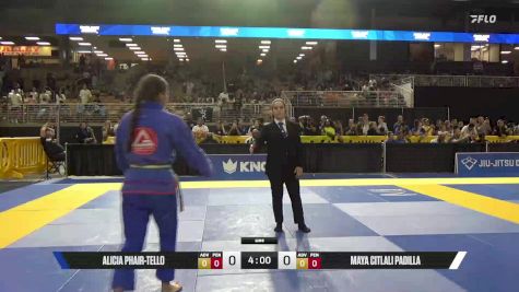 Maya Citlali Padilla vs Alicia Phair-Tello 2025 Pan Kids Jiu-Jitsu IBJJF Championship
