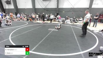 70 lbs Quarterfinal - Ryder Hampton, Salem Elite vs Yanniel Soto, Mat Demon WC