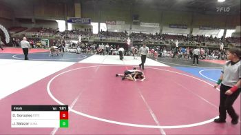 82 lbs Final - Drake Gonzales, Steel City Reloaded WC vs Jorrdan Salazar, Duran WC