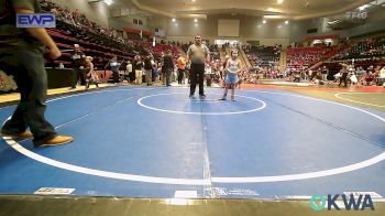 Round Of 16 - Carter Wiles, Collinsville Cardinal Youth Wrestling vs Cael Pritchard, Bristow Youth Wrestling