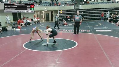 121 lbs Round 2 (4 Team) - Kellen O`gara, Decorah, IA vs Ethan Busby, Vacaville, CA