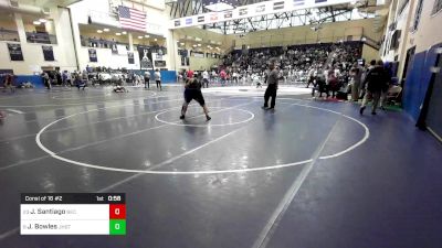 139 lbs Consi Of 16 #2 - Jaden Santiago, Bethlehem Catholic vs Jayden Bowles, Jesuit High School - Tampa