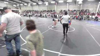 130 lbs Consi Of 8 #1 - Tristan Hartman, Stout Wr Acd vs Gunner Haelbig, Snowflake Lobos