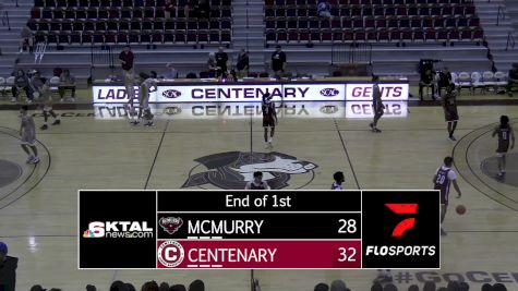 Replay: McMurry vs Centenary (LA) | Feb 9 @ 2 PM