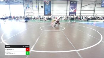 152 lbs Consi Of 16 #1 - Brady Martin, KS vs Timothy Williams, NJ