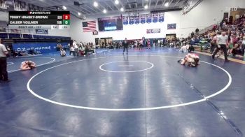 157 lbs Cons. Round 4 - Calder Vollmer, Tongue River vs Touny Hrasky-Brown, Scottsbluff