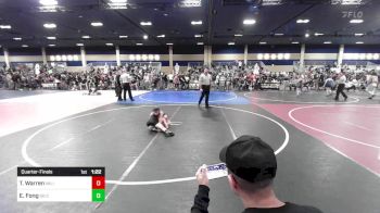 78 lbs Quarterfinal - Trenton Warren, Valiant College Prep vs Eddie Fong, So Cal Hammers