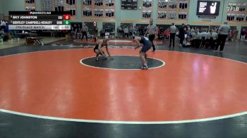 126 lbs 7th Place Match - Bentley Campbell-Healey, Dubuque Hempstead vs Sky Johnston, Cedar Rapids Jefferson