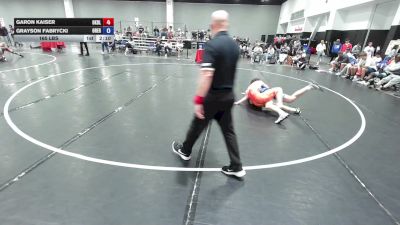 165 lbs Garon Kaiser, Oklahoma Blue vs Grayson Fabrycki, Team Oregon