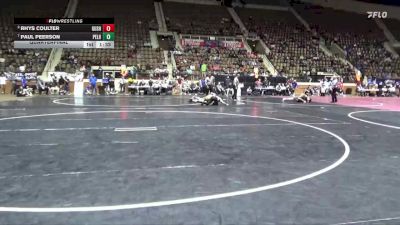 6A 120 lbs Quarterfinal - Paul Peerson, Pelham vs Rhys Coulter, Gulf Shores