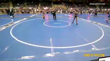 98 lbs Consi Of 8 #2 - Aiyana Perkins, Coweta Tiger Wrestling vs Shandelle Cruz, Topeka Blue Thunder