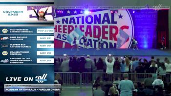 Academy of Our Lady - Penguin Cheer [2025 Game Day JV/Freshman Day 1] 2025 NCA Louisiana Regional