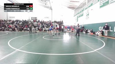 138 lbs Consi Of 8 #1 - Brock Brunelle, EO Smith vs James Robitaille, Ellis Tech
