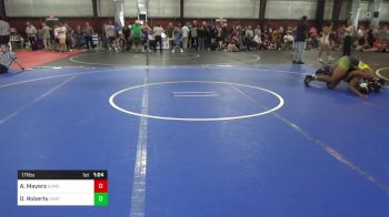 171 lbs Consi Of 8 #2 - Anthony Mayers, Somerville vs Drayun Roberts, Unattached