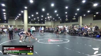 132 lbs Semis & 5th Wb (32 Team) - Brody Hayes, PWC vs Benjamin Swindle, Gulf Coast WC