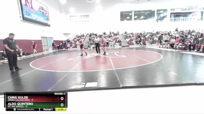 149 lbs Round 2 (3 Team) - Chris Gulde, Sierra College (RED) vs Aldo Quintero, Mt. SAC (White)