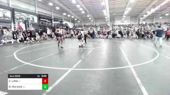 132 lbs Consi Of 8 #1 - Zachery Little, TN vs Brennan Warwick, OH