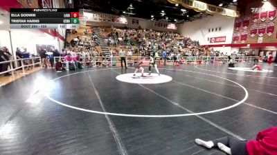 105 lbs Cons. Round 2 - Ella Godwin, Laramie vs Tristan Harns, Kelly Walsh