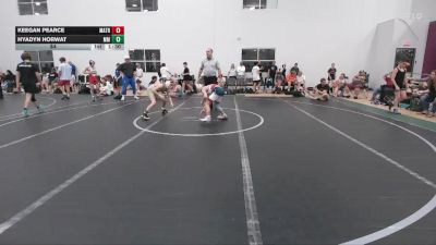 84 lbs Round 5 (6 Team) - Keegan Pearce, Mat Assassins Red vs Hyadyn Horwat, Micky`s Maniacs