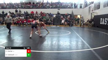 132 lbs Quarterfinal - Cael Harter, Annville Cleona vs Dominic Caldwell, Susquenita