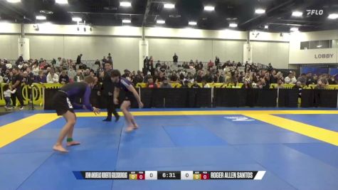 Roger Allen Santos vs John Andreas Roberto Goldsboroug 2024 World IBJJF Jiu-Jitsu No-Gi Championship