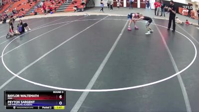 75 lbs Round 3 - Baylor Waltemath, HWA vs Peyton Sargent, 308 Wrestling Academy