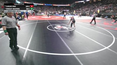 Champ. Round 1 - Kinzley Beavers, Wahoo vs Carlee Hinz, Superior