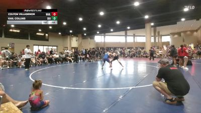 165 lbs Cons. Round 1 - Kail Collins, Showtime vs Colton Villasenor, Wrestling Academy Of Louisiana